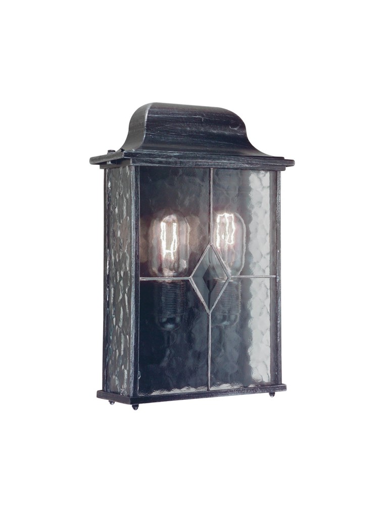 Kinkiety zewnętrzne - Elstead WEXFORD Kinkiet E27 2x60W Czarny WX7 - produkt kolory-swiatla.pl 1