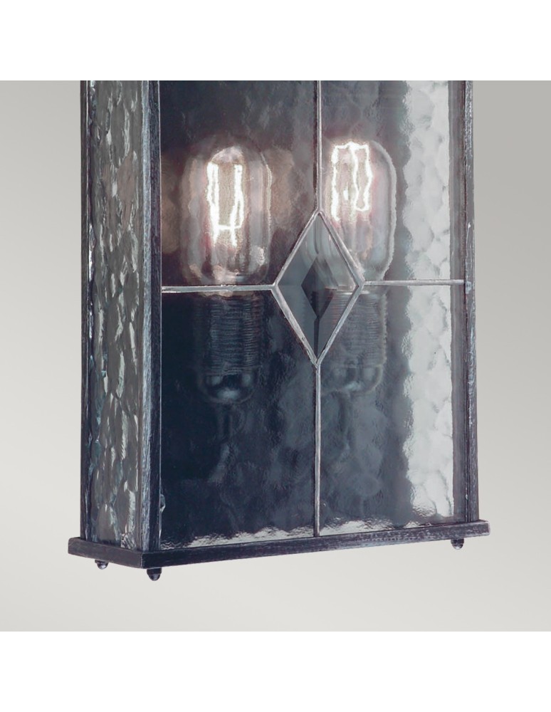 Kinkiety zewnętrzne - Elstead WEXFORD Kinkiet E27 2x60W Czarny WX7 - product kolory-swiatla.pl 3