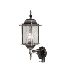 Lampy zewnętrzne z czujnikiem ruchu - Elstead WEXFORD Kinkiet E27 1x100W IP44 Czujnik ruchu Czarny WX1-PIR - product 1