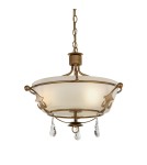 Żyrandole rustykalne - Elstead WINDSOR Wisząca E14 3x60W Złoty WINDSOR-SF-GOLD - product 1