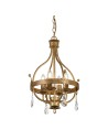 Elstead WINDSOR Wisząca E14 4x60W Złoty WINDSOR4-GOLD