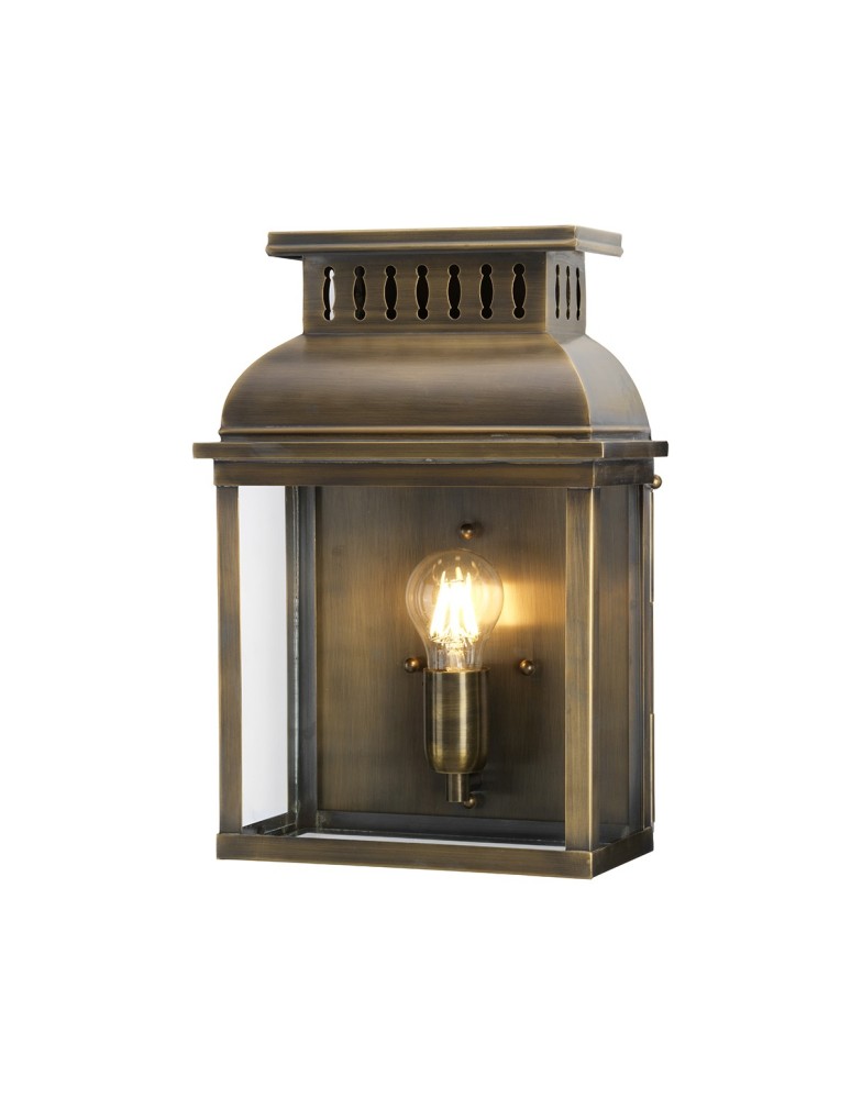 Kinkiety zewnętrzne - Elstead WESTMINSTER Kinkiet E27 1x100W IP44 Mosiądz Antyczny WESTMINSTER-BR - produkt kolory-swiatla.pl 1