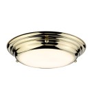 Lampy sufitowe - Elstead WELLAND Plafon LED 1x12W Mosiądz WELLAND-F-S-PB - product 1