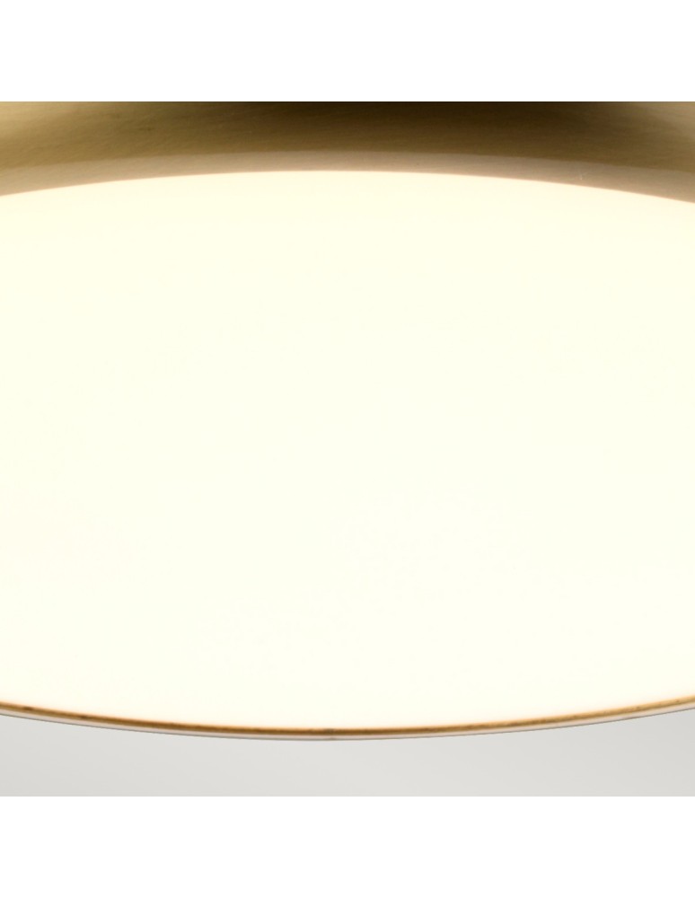 Elstead WELLAND Plafon LED 1x12W Mosiądz Antyczny WELLAND-F-S-AB