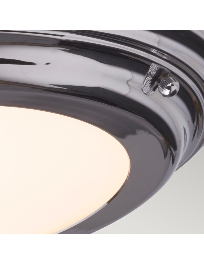 Plafony hermetyczne - Elstead WELLAND Plafon LED 1x25W IP54 Chrom WELLAND-F-PC - produkt kolory-swiatla.pl 4