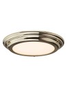Elstead WELLAND Plafon LED 1x25W IP54 Mosiądz WELLAND-F-PB