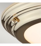 Plafony hermetyczne - Elstead WELLAND Plafon LED 1x25W IP54 Mosiądz WELLAND-F-PB - produkt 2