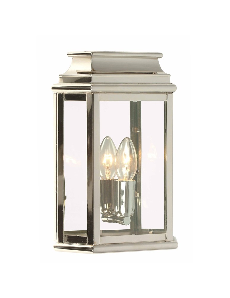 Kinkiety zewnętrzne - Elstead ST MARTINS Kinkiet E27 1x100W IP44 Nikiel ST-MARTINS-PN - produkt kolory-swiatla.pl 1