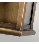 Kinkiety zewnętrzne - Elstead ST MARTINS Kinkiet E27 1x100W IP44 Mosiądz Antyczny ST-MARTINS-BR - product 4