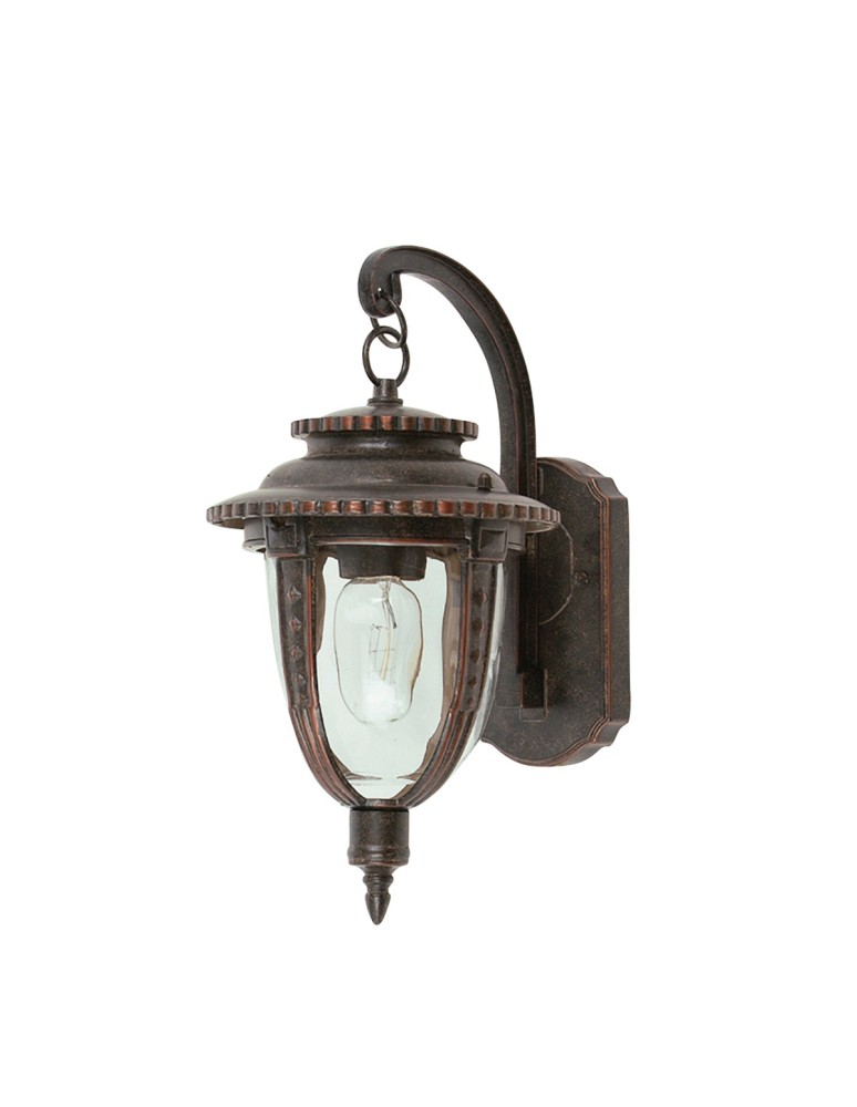Kinkiety zewnętrzne - Elstead ST LOUIS Kinkiet E27 1x100W IP44 Brązowy STL2-M-WB - produkt kolory-swiatla.pl 1