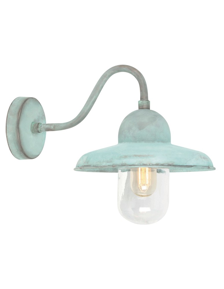 Kinkiety zewnętrzne - Elstead SOMERTON Kinkiet E27 1x100W IP44 Niebieski SOMERTON-V - produkt kolory-swiatla.pl 1