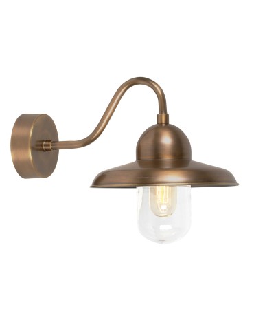 Elstead SOMERTON Kinkiet E27 1x100W IP44 Mosiądz Antyczny SOMERTON-BR