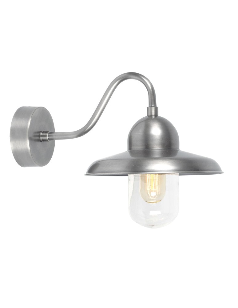 Kinkiety zewnętrzne - Elstead SOMERTON Kinkiet E27 1x100W IP44 Nikiel Antyczny SOMERTON-AN - produkt kolory-swiatla.pl 1