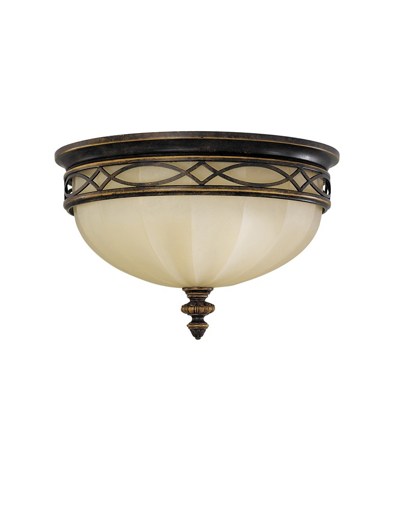 Lampy sufitowe retro - Feiss DRAWING ROOM 3x60W E27 FE/DRAWINGRM/FB Sufitowa - produkt kolory-swiatla.pl 1