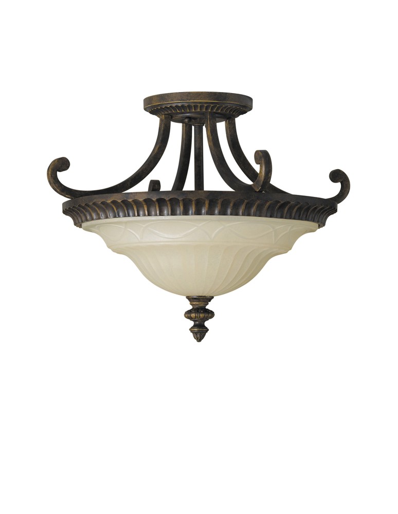 Lampy sufitowe retro - Feiss DRAWING ROOM 2x100W E27 FE/DRAWINGRM/SFA Sufitowa - produkt kolory-swiatla.pl 1