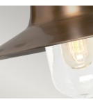 Kinkiety zewnętrzne - Elstead SHELDON Kinkiet E27 1x100W IP44 Mosiądz Antyczny SHELDON-BR - produkt 4