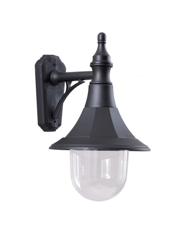 Elstead SHANNON Kinkiet E27 1x100W IP44 Czarny SHANNON-DOWN