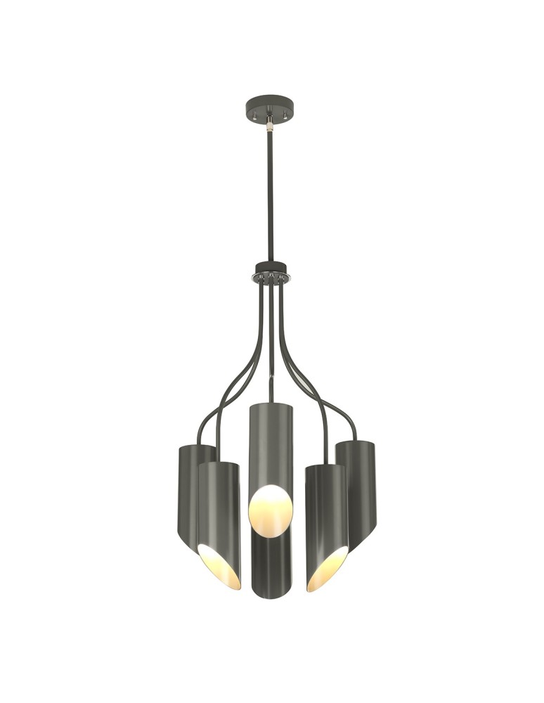 Żyrandole nowoczesne - Elstead QUINTO Żyrandol E27 6x8W Grafitowy QUINTO6-GPN - produkt kolory-swiatla.pl 1