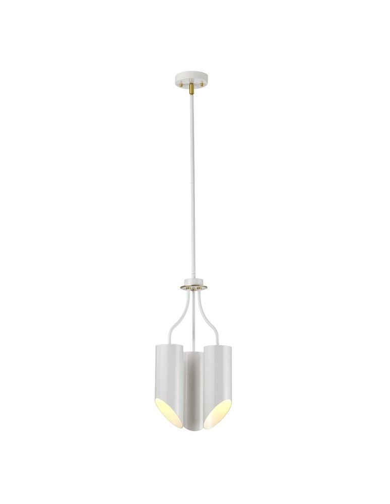 Żyrandole nowoczesne - Elstead QUINTO Żyrandol E27 3x8W Mosiądz QUINTO3-WAB - produkt kolory-swiatla.pl 1