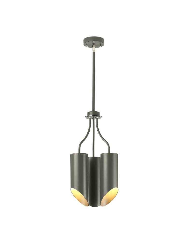 Żyrandole nowoczesne - Elstead QUINTO Żyrandol E27 3x8W Grafitowy QUINTO3-GPN - produkt kolory-swiatla.pl 1