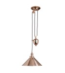 Lampy wiszące - Elstead PROVENCE Wisząca E27 1x100W Miedziany PV-P-CPR - product 1