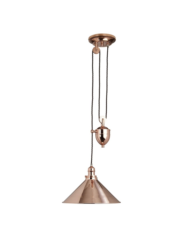 Lampy wiszące - Elstead PROVENCE Wisząca E27 1x100W Miedziany PV-P-CPR - produkt kolory-swiatla.pl 1