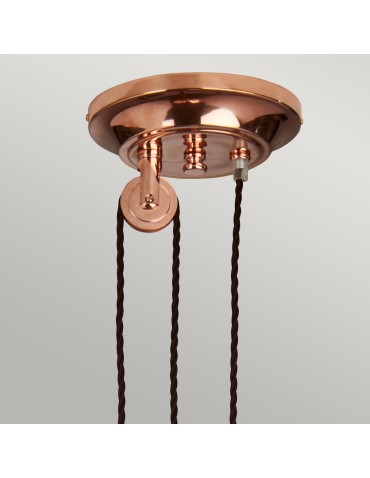 Elstead PROVENCE Wisząca E27 1x100W Miedziany PV-P-CPR - produkt 2