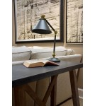 Lampy stołowe do czytania - Elstead PROVENCE ELEMENT Lampa Stołowa E27 1x60W Grafitowy/Mosiądz Antyczny PV-ELEMENT-GAB - product 4