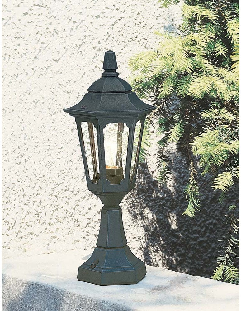 Lampy ogrodowe stojące - Elstead PARISH Stojąca Zewnętrzna E27 1x100W IP44 Czarny PRM4-BLACK - product kolory-swiatla.pl 2
