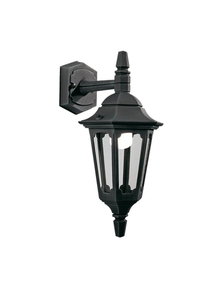 Kinkiety zewnętrzne - Elstead PARISH Kinkiet E27 1x100W IP44 Czarny PRM2-BLACK - produkt kolory-swiatla.pl 1