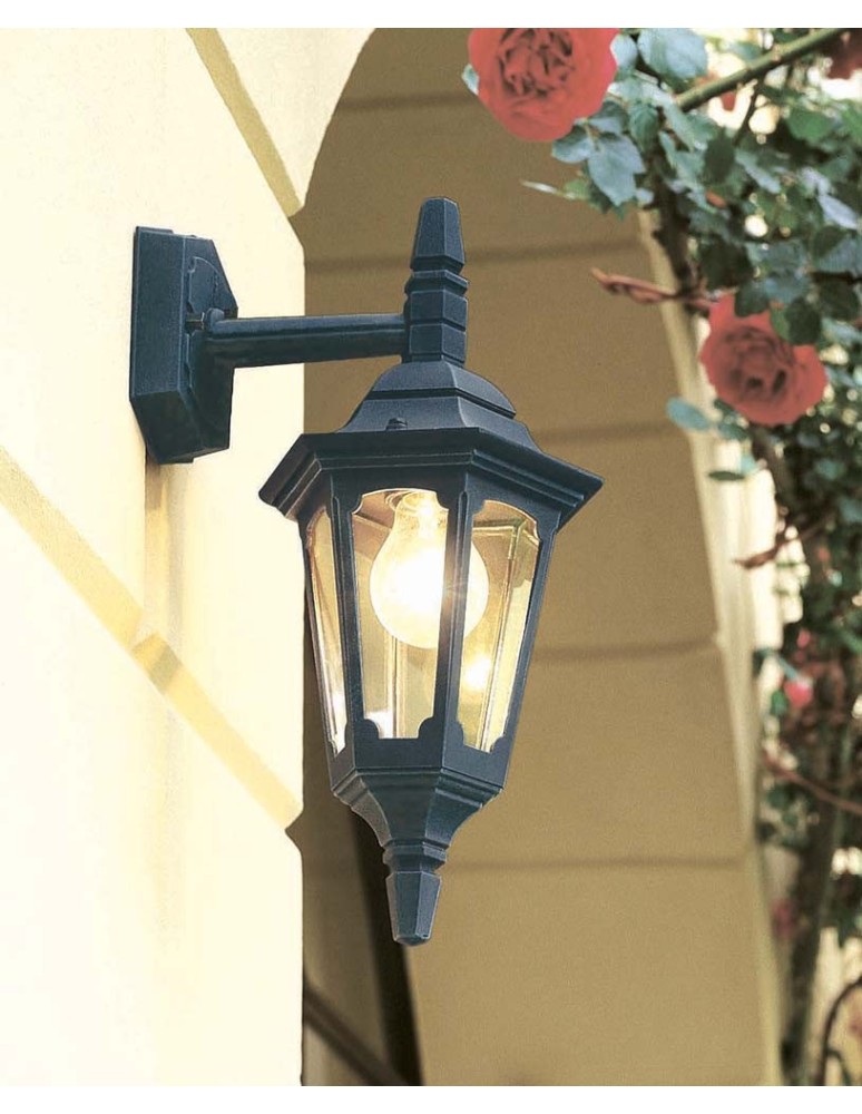 Kinkiety zewnętrzne - Elstead PARISH Kinkiet E27 1x100W IP44 Czarny PRM2-BLACK - product kolory-swiatla.pl 2