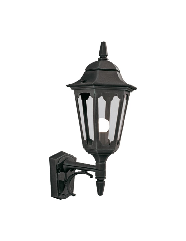 Kinkiety zewnętrzne - Elstead PARISH Kinkiet E27 1x100W IP44 Czarny PR1-BLACK - produkt kolory-swiatla.pl 1