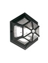 Elstead PARISH Plafon E27 1x100W IP44 Czarny PR12-BLACK