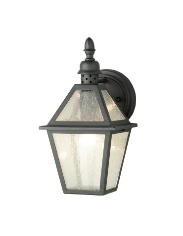 Elstead POLRUAN Kinkiet E27 1x100W IP44 Czarny POLRUAN