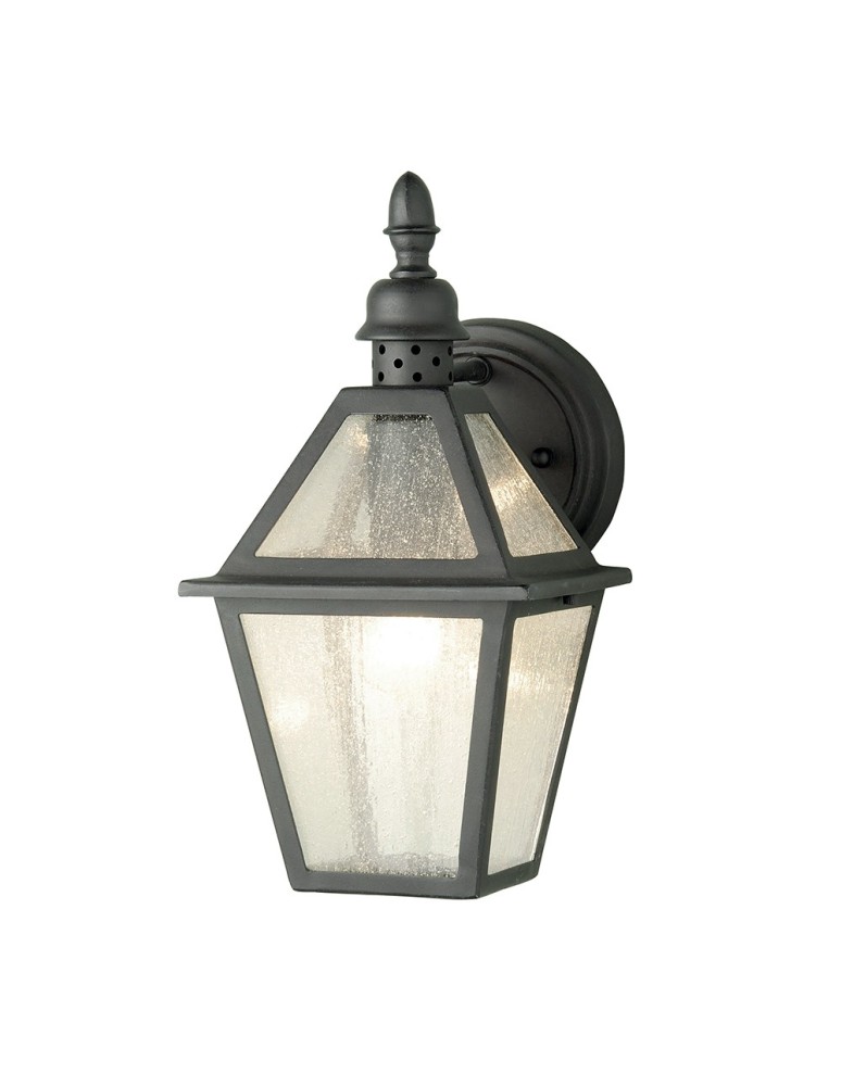 Kinkiety zewnętrzne - Elstead POLRUAN Kinkiet E27 1x100W IP44 Czarny POLRUAN - produkt kolory-swiatla.pl 1