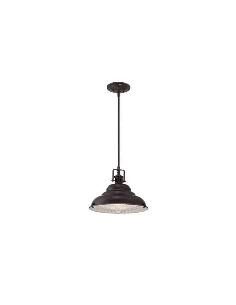 Lampy wiszące - Quoizel EASTVALE 1x60W E27 QZ/EASTVALE/P/M Wisząca - produkt kolory-swiatla.pl 1