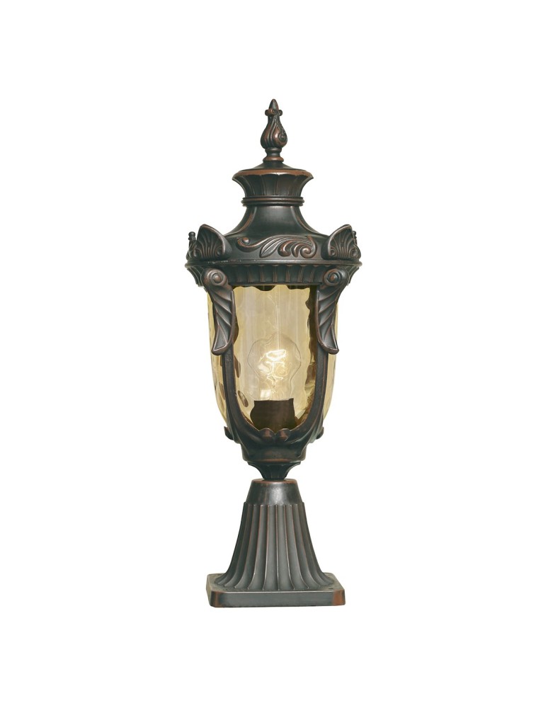 Lampy ogrodowe stojące - Elstead PHILADELPHIA Stojąca Zewnętrzna E27 1x100W IP44 Brązowy PH3-M-OB - produkt kolory-swiatla.pl 1