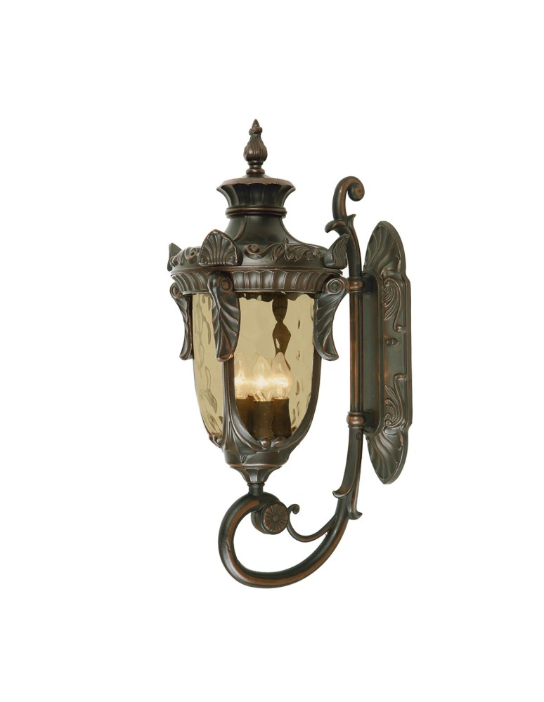 Kinkiety zewnętrzne - Elstead PHILADELPHIA Kinkiet E14 3x60W IP44 Brązowy PH1-L-OB - produkt kolory-swiatla.pl 1