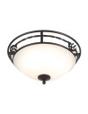 Elstead PEMBROKE Plafon E27 2x60W Czarny PB-F-A-BLACK