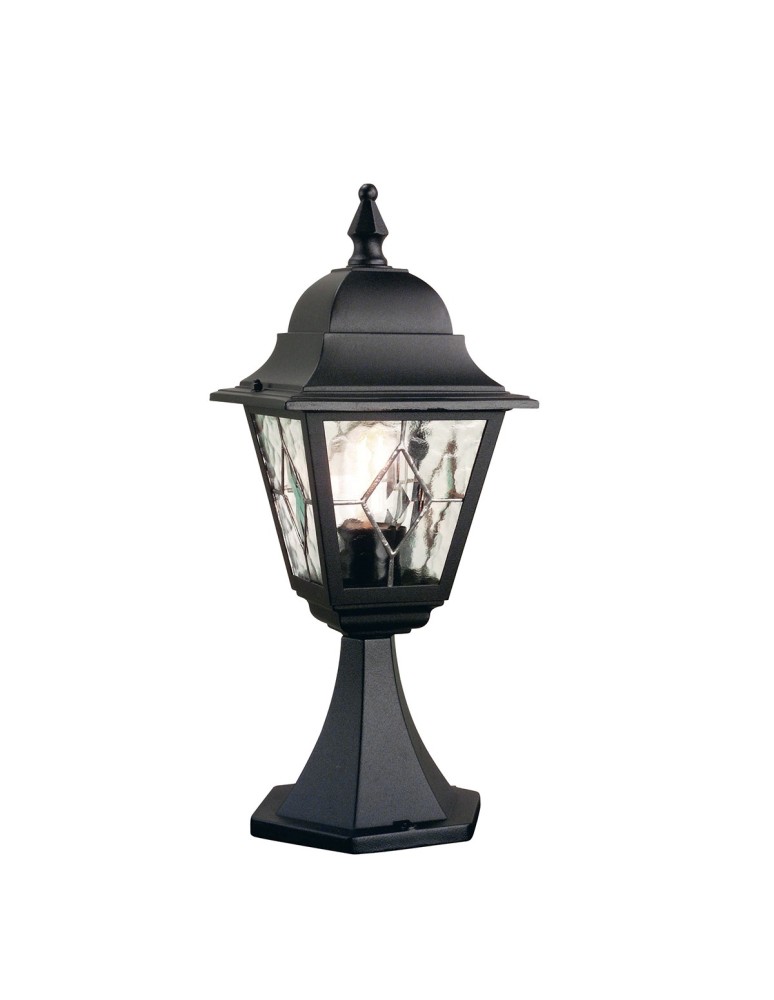 Lampy ogrodowe stojące - Elstead NORFOLK Stojąca Zewnętrzna E27 1x100W IP43 Czarny NR3-BLK - produkt kolory-swiatla.pl 1