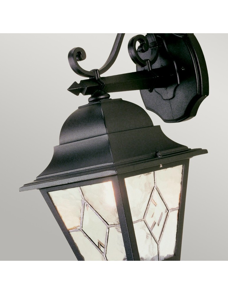 Elstead NORFOLK Kinkiet E27 1x100W IP43 Czarny NR2-BLK