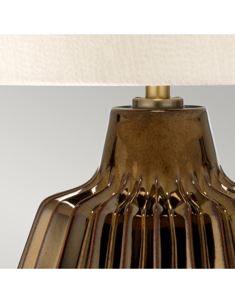 Elstead NEWHAM Lampa Stołowa E27 1x60W Brązowy NEWHAM-TL-S