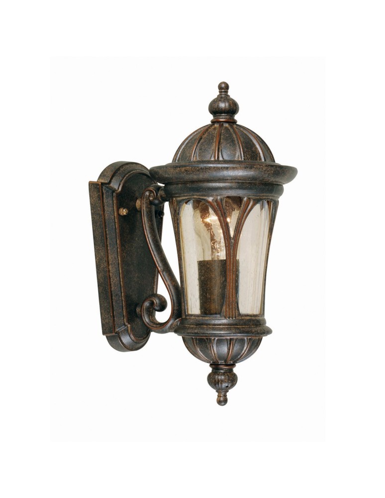 Kinkiety zewnętrzne - Elstead NEW ENGLAND Kinkiet E27 1x100W IP44 Brązowy NE1-S - produkt kolory-swiatla.pl 1