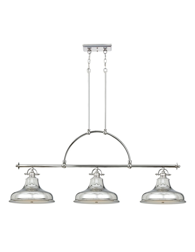 Lampy wiszące - Quoizel EMERY 3x100W E27 QZ/EMERY3P IS Wisząca - produkt kolory-swiatla.pl 1