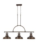 Lampy wiszące - Quoizel EMERY 3x100W E27 QZ/EMERY3P PN Wisząca - product 1