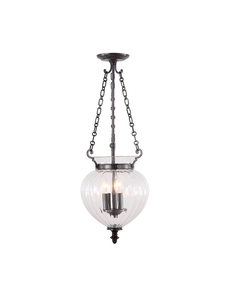 Żyrandole - Elstead FINSBURY 3x60W E14 FP/P/M OLD BRZ Wisząca - produkt kolory-swiatla.pl 1
