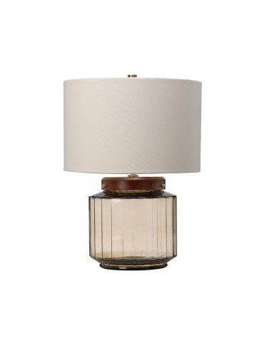Elstead LUGA Lampa Stołowa E27 1x60W Mosiądz LUGA-TL-SMOKE