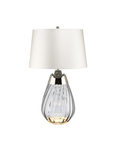Elstead LENA Lampa Stołowa E27+GU10 1x60W+1x7W Przydymiony/Biały LENA-TL-S-SMOKE-OWSS