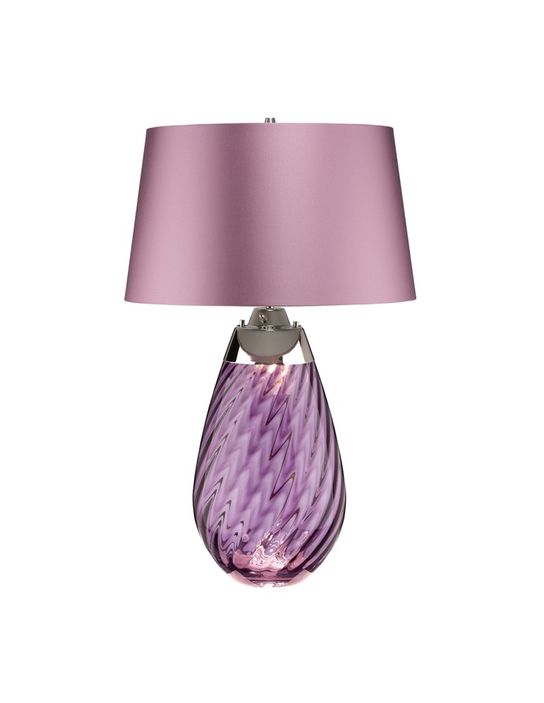 Lampy stołowe z abażurem - Elstead LENA Lampa Stołowa E27+GU10 1x60W+1x7W Fioletowy LENA-TL-L-PLUM - produkt kolory-swiatla.pl 1