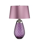 Lampy stołowe z abażurem - Elstead LENA Lampa Stołowa E27+GU10 1x60W+1x7W Fioletowy LENA-TL-L-PLUM - product 3